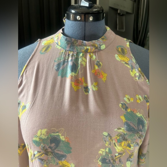 Free People long slee blouse / Floral Size S - Picture 2 of 8
